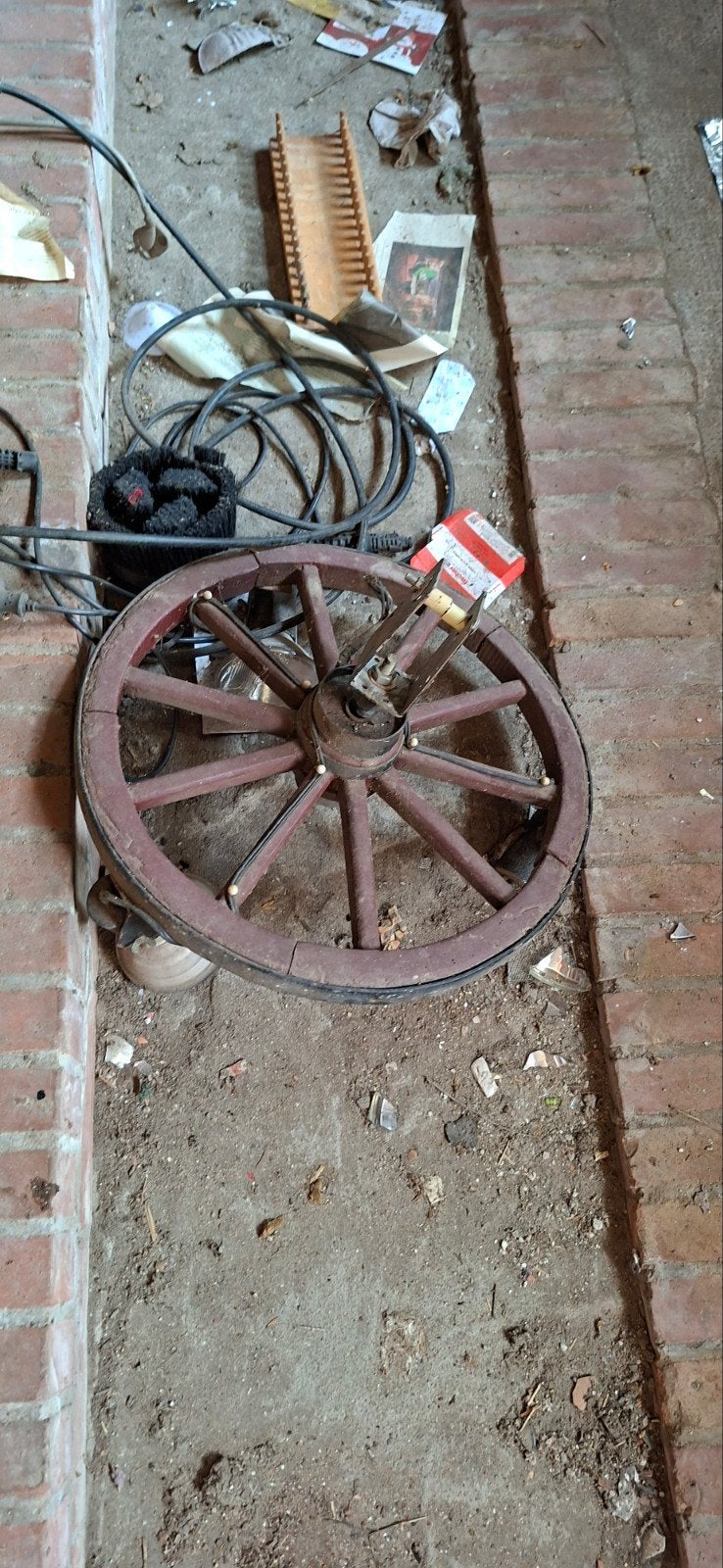 karrewiel, Ophalen, Gebruikt