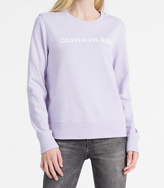 Calvin Klein lilac sweatshirt sweater trui met logo XS, Paars, Nieuw, Ophalen of Verzenden, Maat 34 (XS) of kleiner