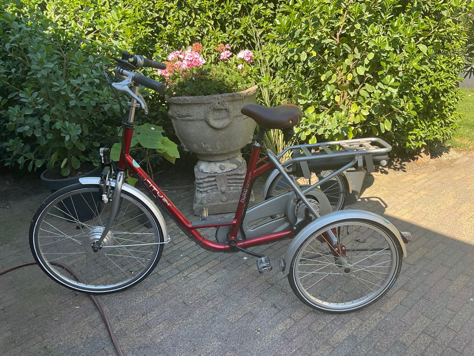Driewielerfiets Huka City 24 met trapondersteuning., Ophalen, Zo goed als nieuw