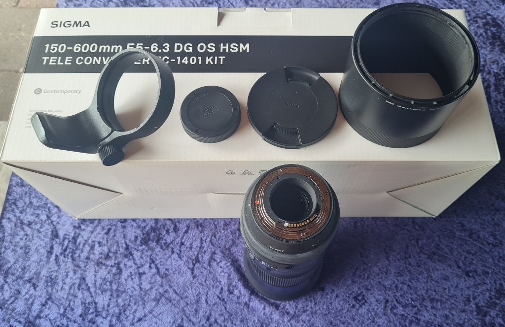 Sigma 150-600mm f/5.0-6.3 Contemporary voor Canon, Audio, Tv en Foto, Fotografie | Lenzen en Objectieven, Ophalen, Gebruikt, Sigma