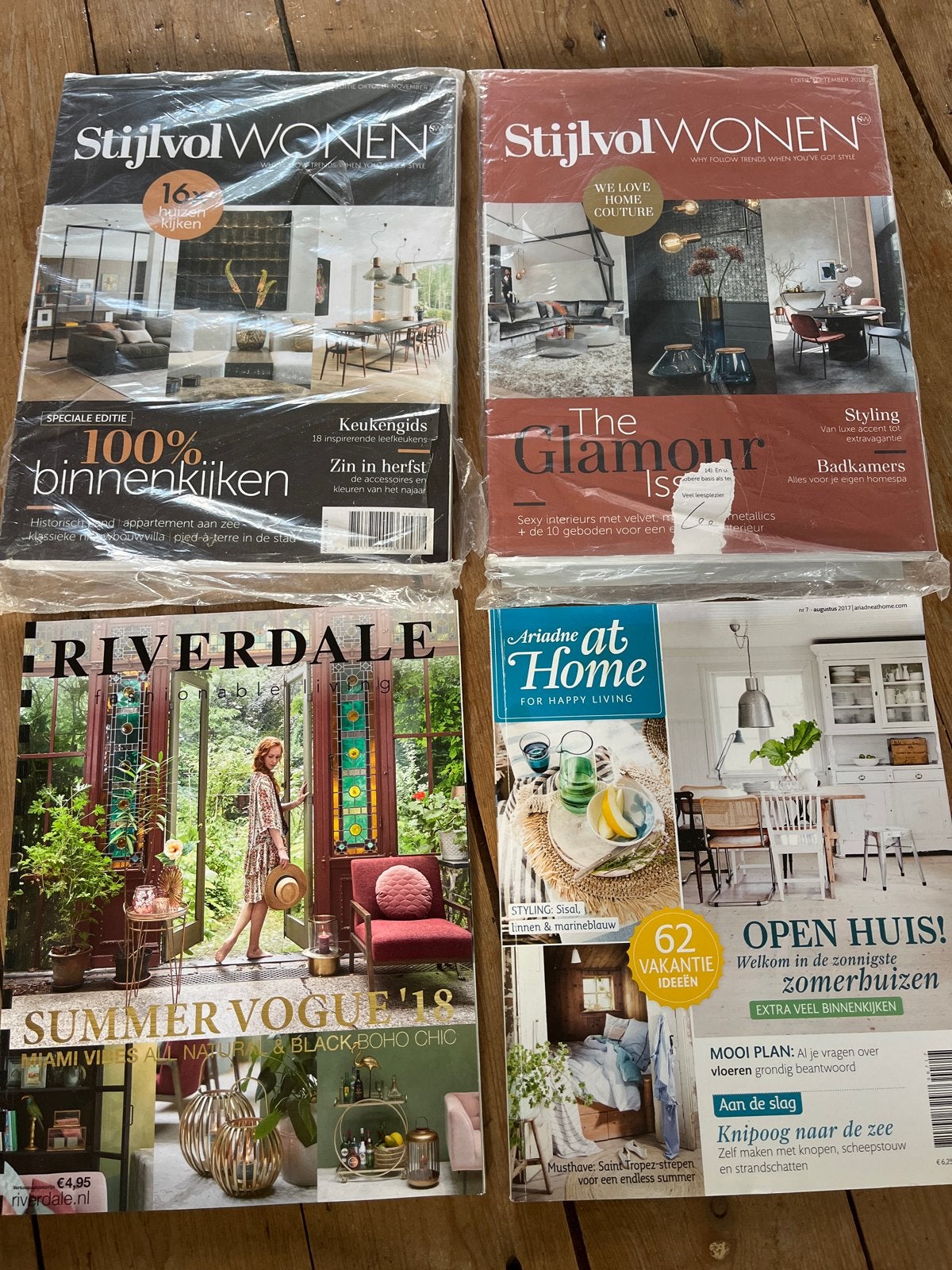Woonbladen: Stijlvol Wonen, Riverdale, Ariadne at Home, Boeken, Ophalen of Verzenden, Nieuw, Overige typen