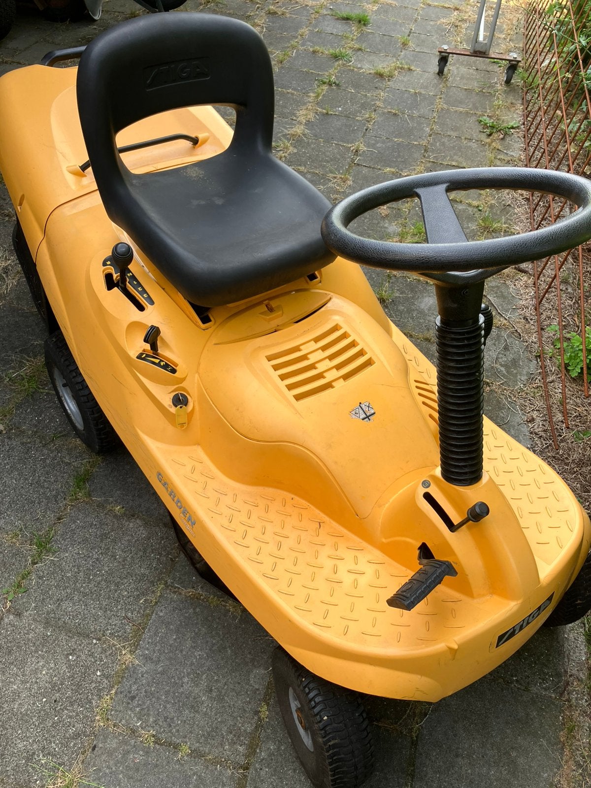 Stiga Zitmaaier, Ophalen, Gebruikt