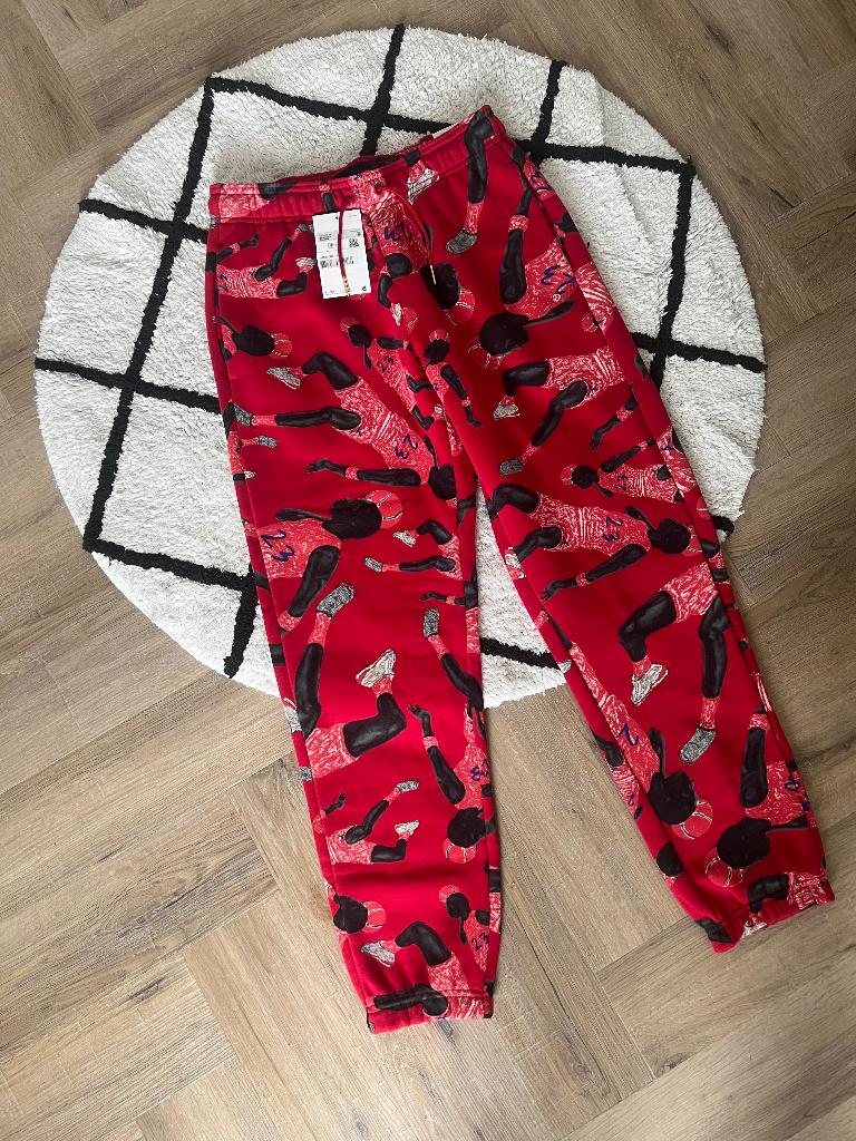 Nieuw rood Nike Jordan x Parker Duncan jogger XS 34 broek, Nike, Nieuw, Ophalen of Verzenden, Fitness of Aerobics