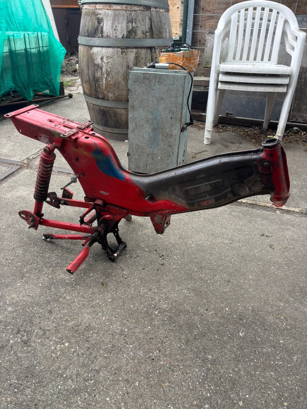 Kreidler frame met frame nummer, Ophalen, Gebruikt, Frame