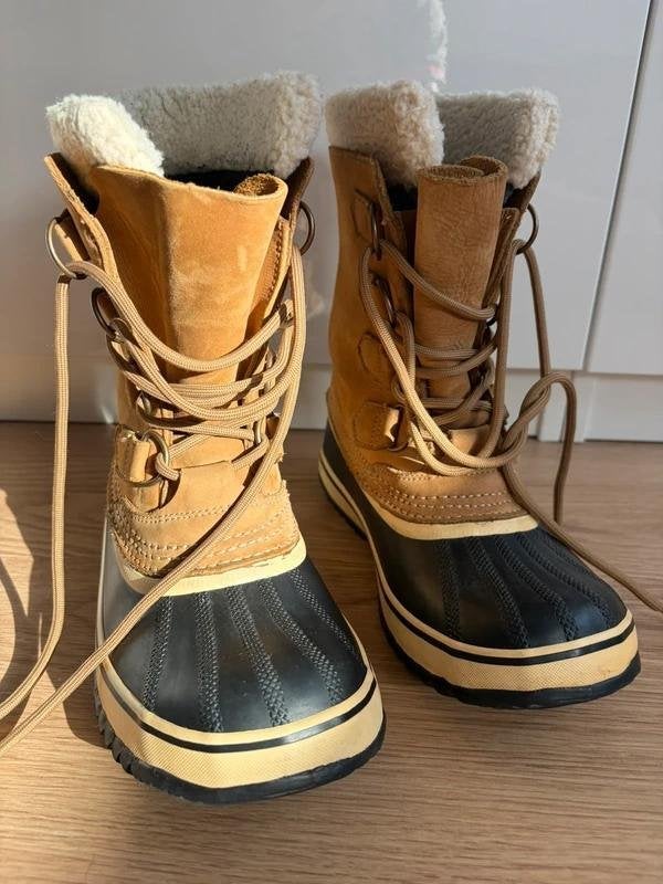 Sorel snowboots winterlaarzen maat 37, Kleding | Dames, Schoenen, Bruin, Snowboots, Zo goed als nieuw, Sorel