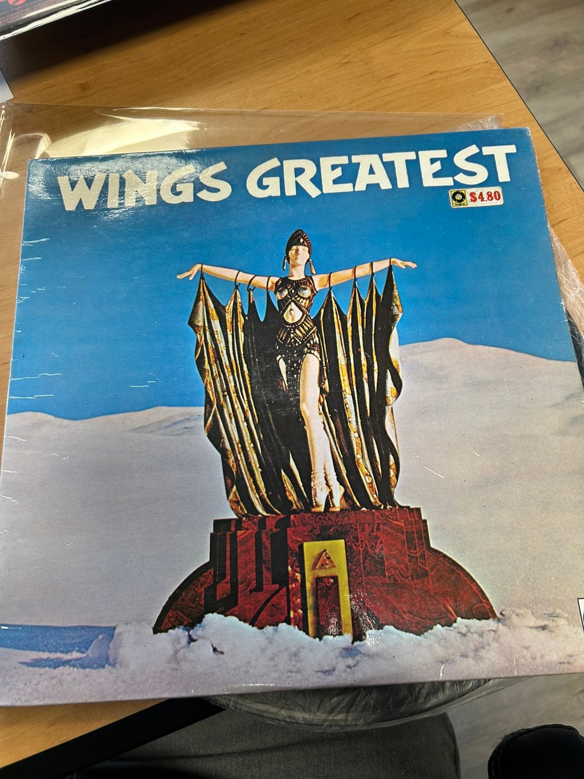 Wings - Greatest lp Paul McCartney uit Maleisië The Beatles, Cd's en Dvd's, Vinyl | Pop, Ophalen of Verzenden, Gebruikt, 12 inch