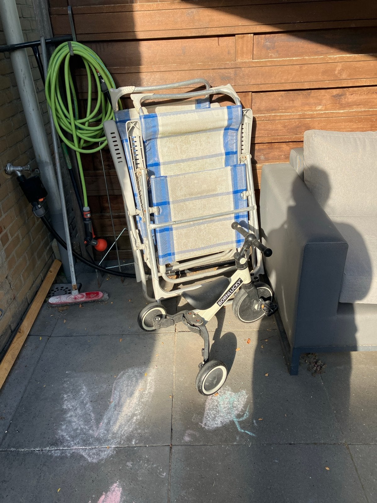 Bornlucky 3-in-1 loopfiets/driewieler, Ophalen of Verzenden, Gebruikt, Loopfiets
