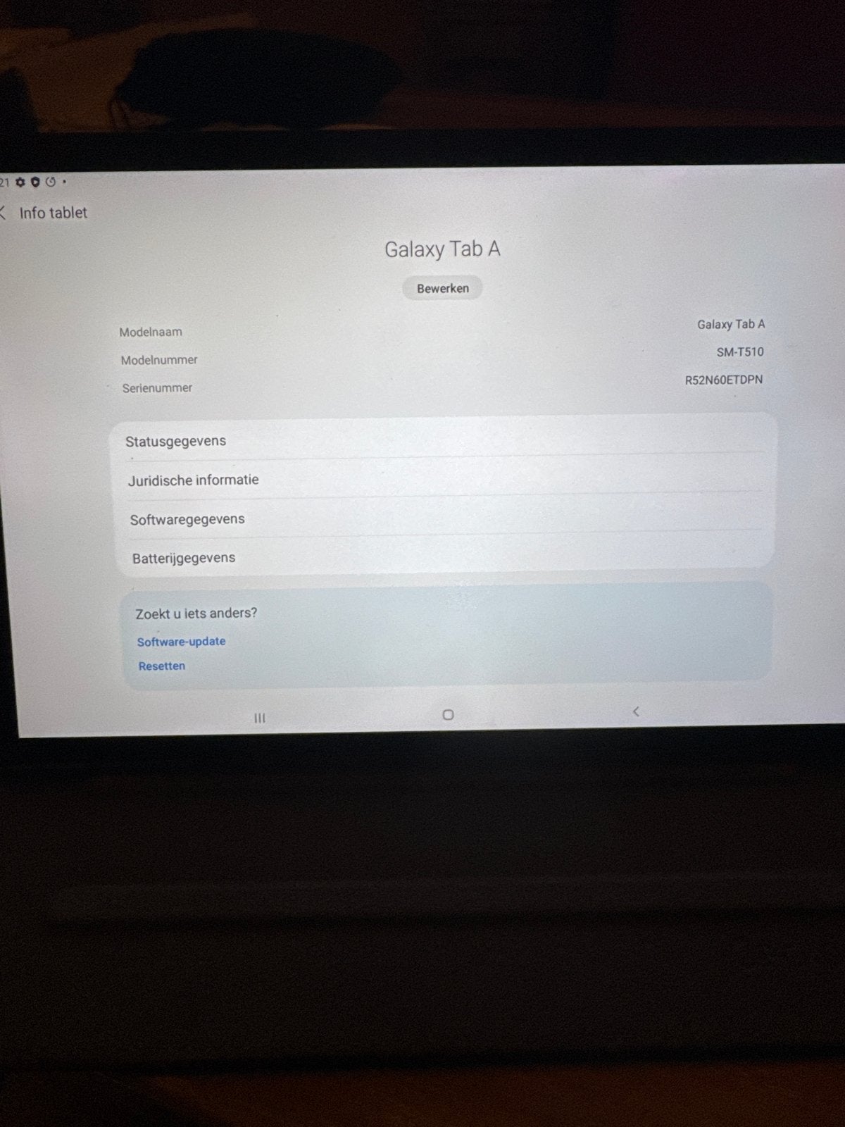 Samsung Galaxy Tab A (SM-T510) met hoes, 10 inch, Gebruikt, 32 GB, Ophalen of Verzenden