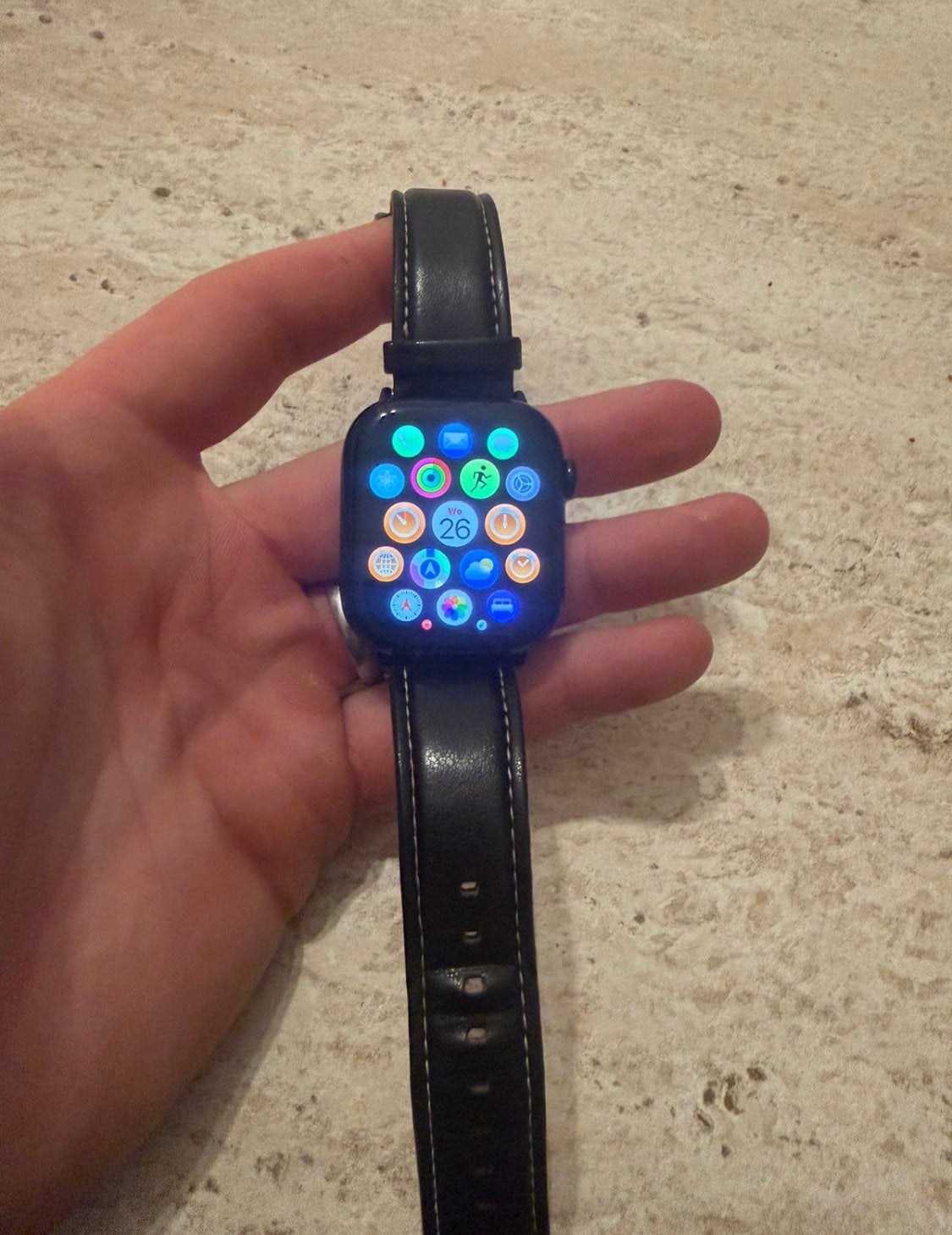 Apple Watch Series 10 46mm 64GB, 97% Batterij, Afstand, Zwart, IOS, Ophalen of Verzenden
