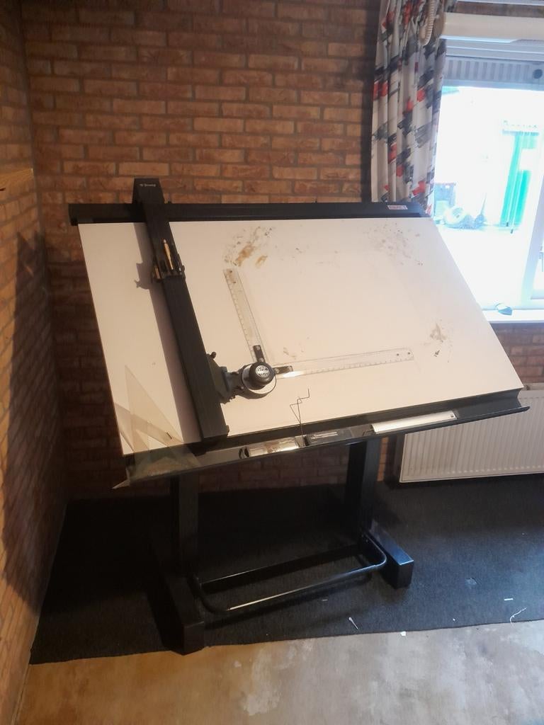 Tekentafel exact, Doe-het-zelf en Verbouw, Tekentafels, Ophalen of Verzenden, Gebruikt, Minder dan 130 cm