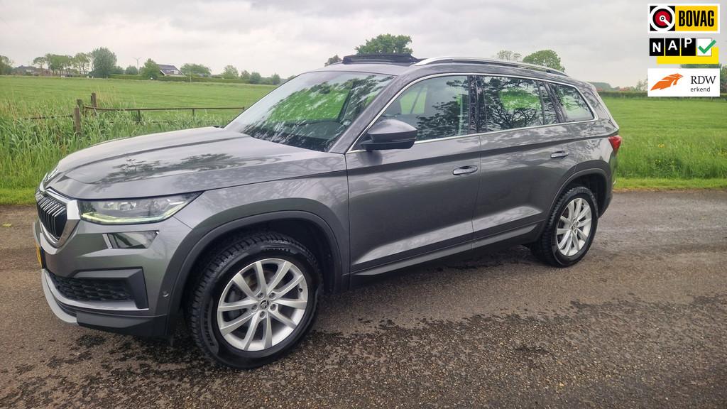 Skoda Kodiaq 1.5 TSI Business Edition Plus, pano, trekhaak, 1502 kg, Euro 6, 4 cilinders, 150 pk