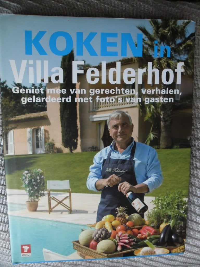 Koken in Villa Federhof-Rik Vederhof, Ophalen, Hoofdgerechten, Zo goed als nieuw, Rik Vederhof