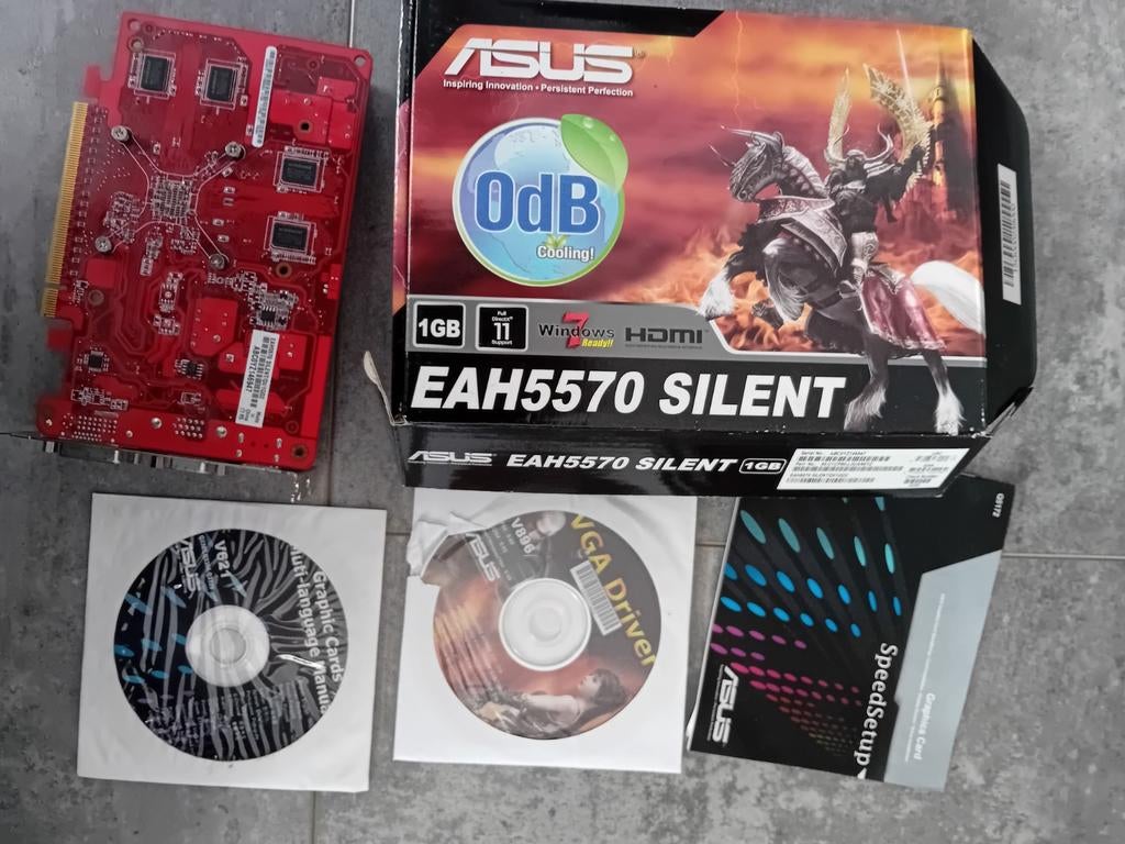 ASUS EAH5570 SILENT 1GB Videokaart, Computers en Software, Videokaarten, AMD, HDMI, Ophalen of Verzenden, Niet werkend