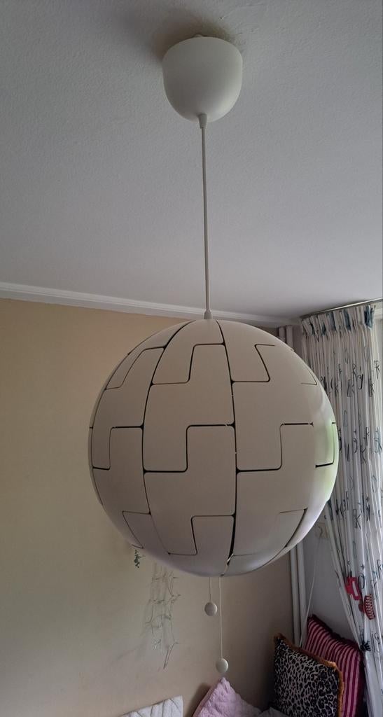 ZGAN !! IKEA HANGLAMP ps 2014 wit / mintgroen, Huis en Inrichting, Lampen | Hanglampen, Ophalen of Verzenden, Zo goed als nieuw