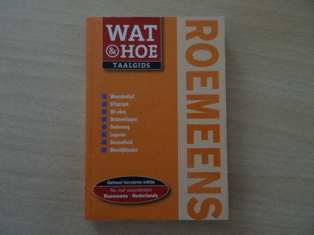 Roemeens ; wat en hoe taalgids Roemenie, Overige merken, Europa, Ophalen of Verzenden, Taalgids