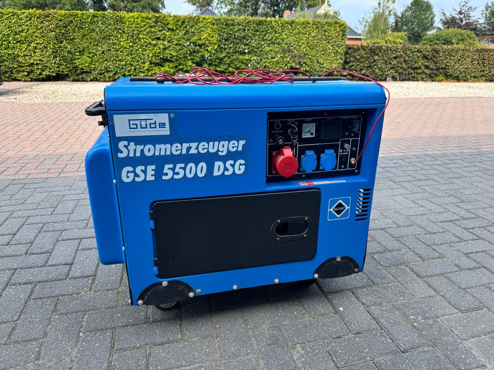 Aggregaat Gude Stroomerzeuger GSE 5500 DSG - Diesel 5kw 5kva, Ophalen, Gebruikt, Elektrisch startend, Dieselolie