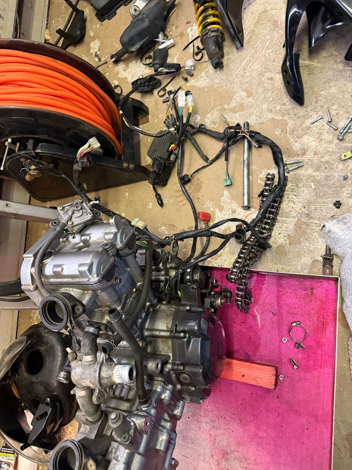 Motorblok suzuki sv650 s, Motoren, Ophalen, Gebruikt
