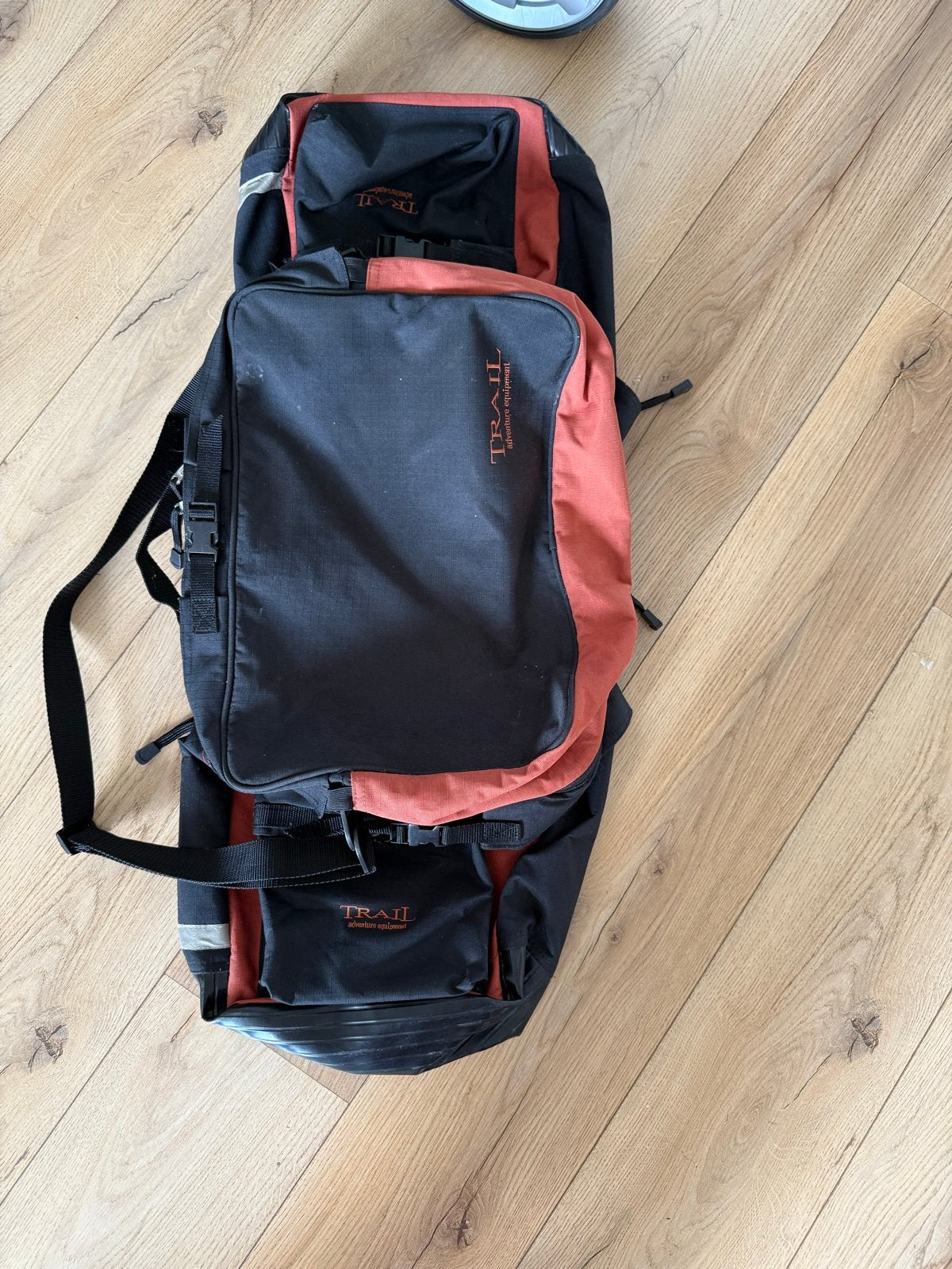 Trail Adventure Equipment Fietstas - Zwart/Oranje, Fietsen en Brommers, Fietsaccessoires | Fietstassen, Ophalen, Gebruikt