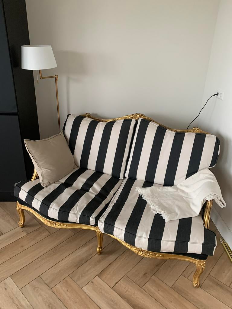 Exclusieve Tweezitsbank en twee fauteuils, Huis en Inrichting, Ophalen of Verzenden, Zo goed als nieuw
