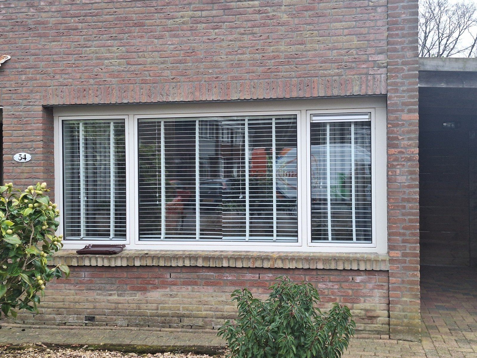 Witte jaloezieën, Huis en Inrichting, Ophalen of Verzenden, Gebruikt, Jaloezie