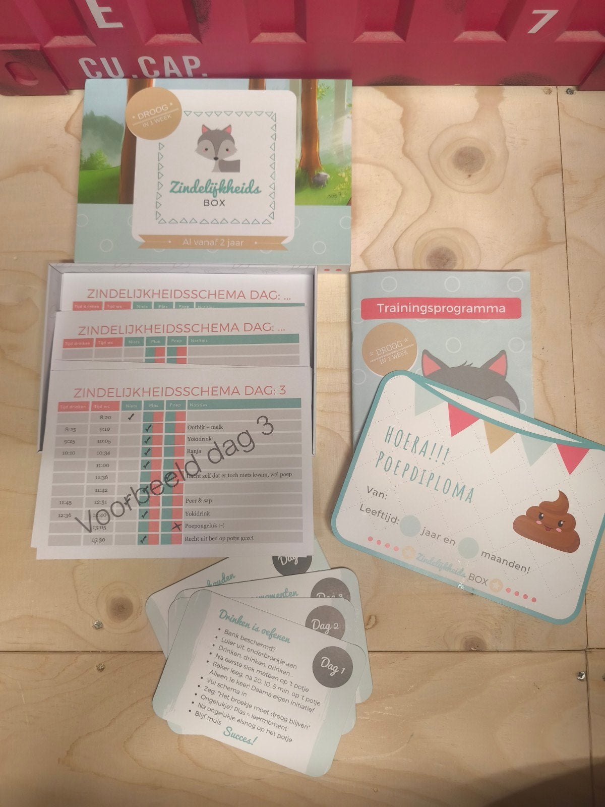 Zindelijkheidsbox - Trainingsprogramma Droog in 1 week, Ophalen of Verzenden, Zo goed als nieuw
