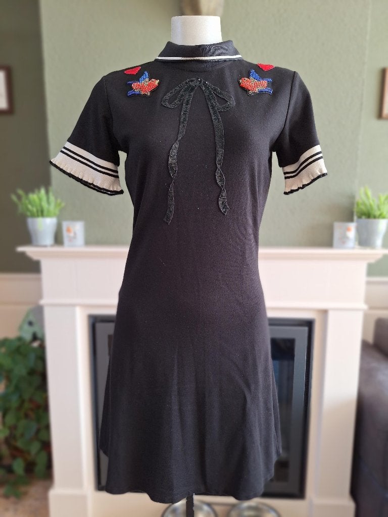 My Twin Twinset jurk L Fantastisch mooi jurkje, Twinset, Verzenden, Zwart, Maat 42/44 (L)
