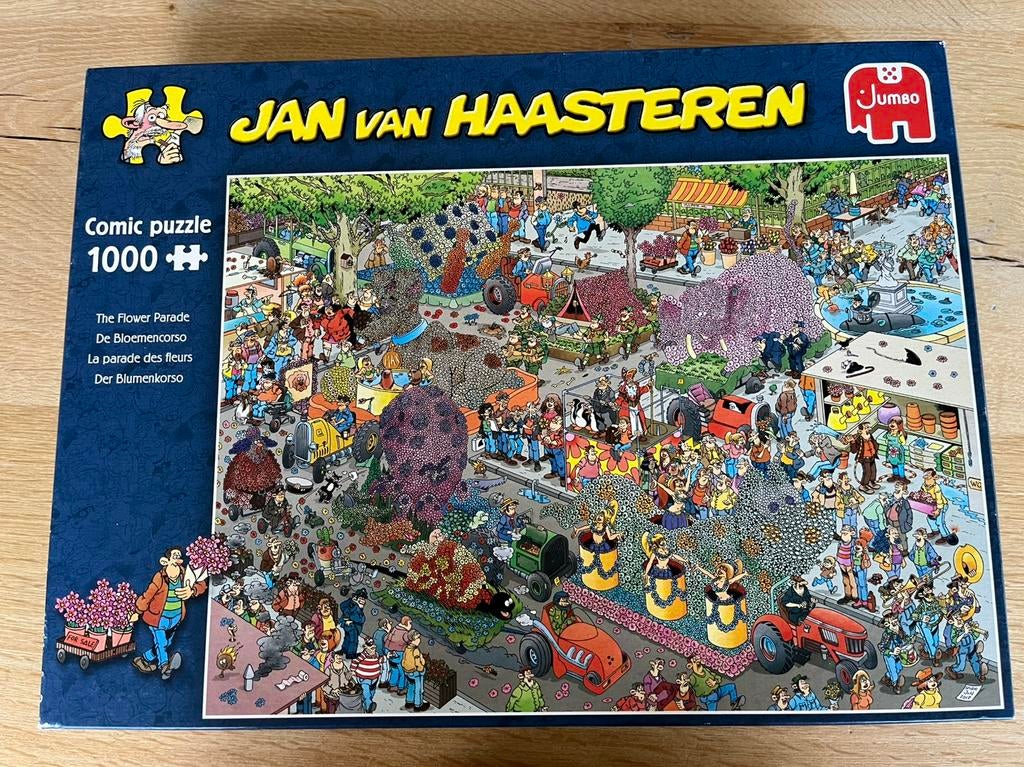 Jan van Haasteren (Bloemencorso), Ophalen, 500 t/m 1500 stukjes, Zo goed als nieuw
