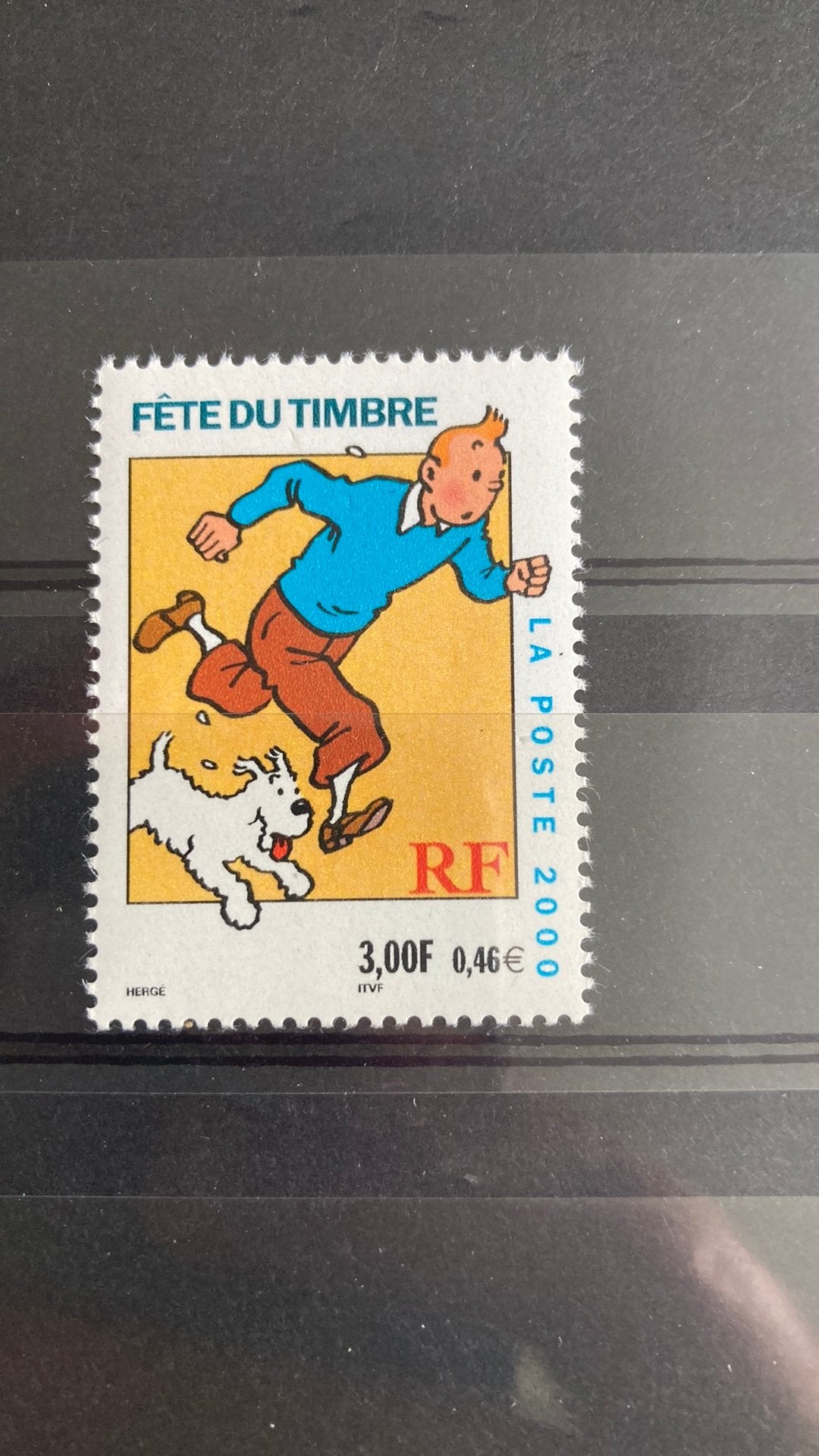 Frankrijk 3303 kuifje post fris/1413, Postzegels en Munten, Ophalen of Verzenden
