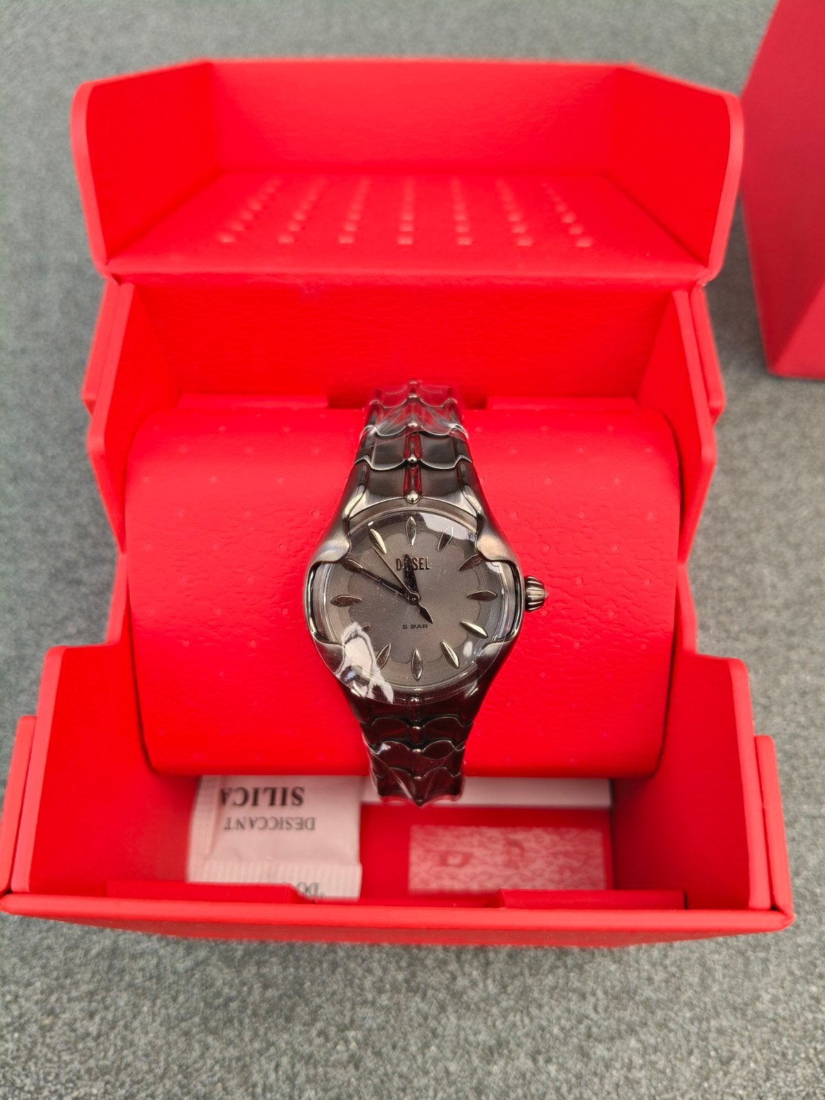 Diesel Vert Horloge – Zilver / Gunmetal – Nieuw 32mm Unisex, Overige merken, Staal, Staal, Nieuw