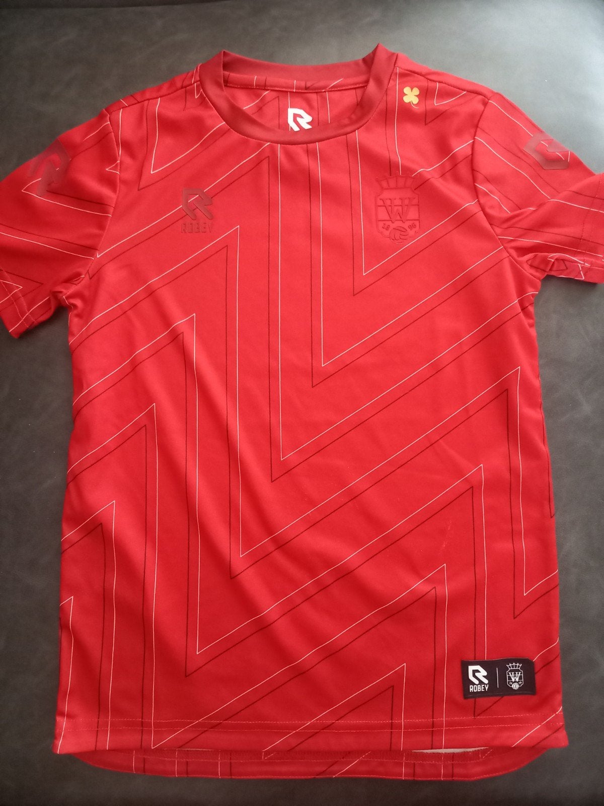 Willem II Voetbalshirt Maat 128, Ophalen of Verzenden, Zo goed als nieuw, Robey, Jongen of Meisje