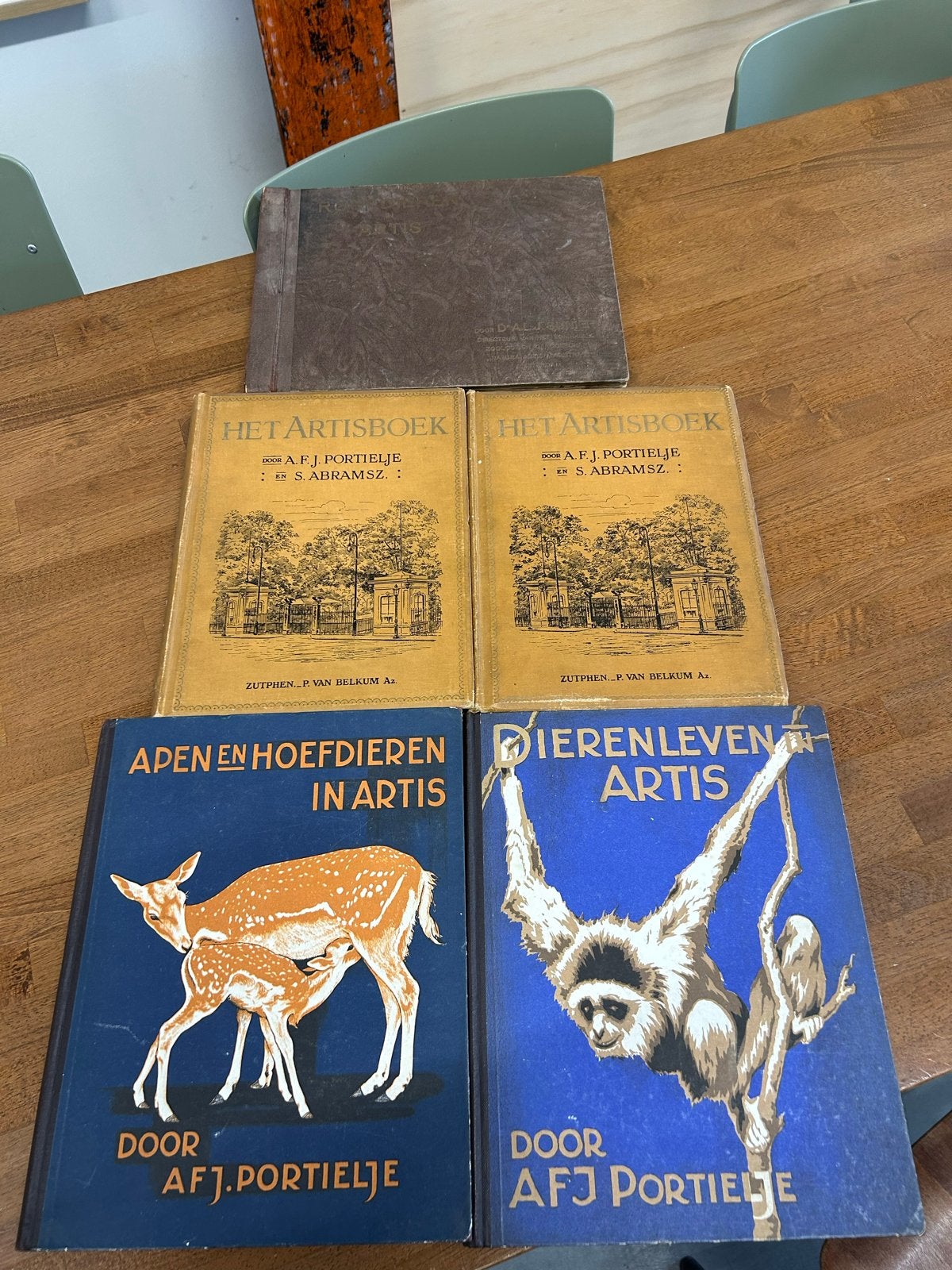 Vintage Artisboeken en Dierenboeken - Set van 5, Ophalen of Verzenden, Gelezen, Overige onderwerpen