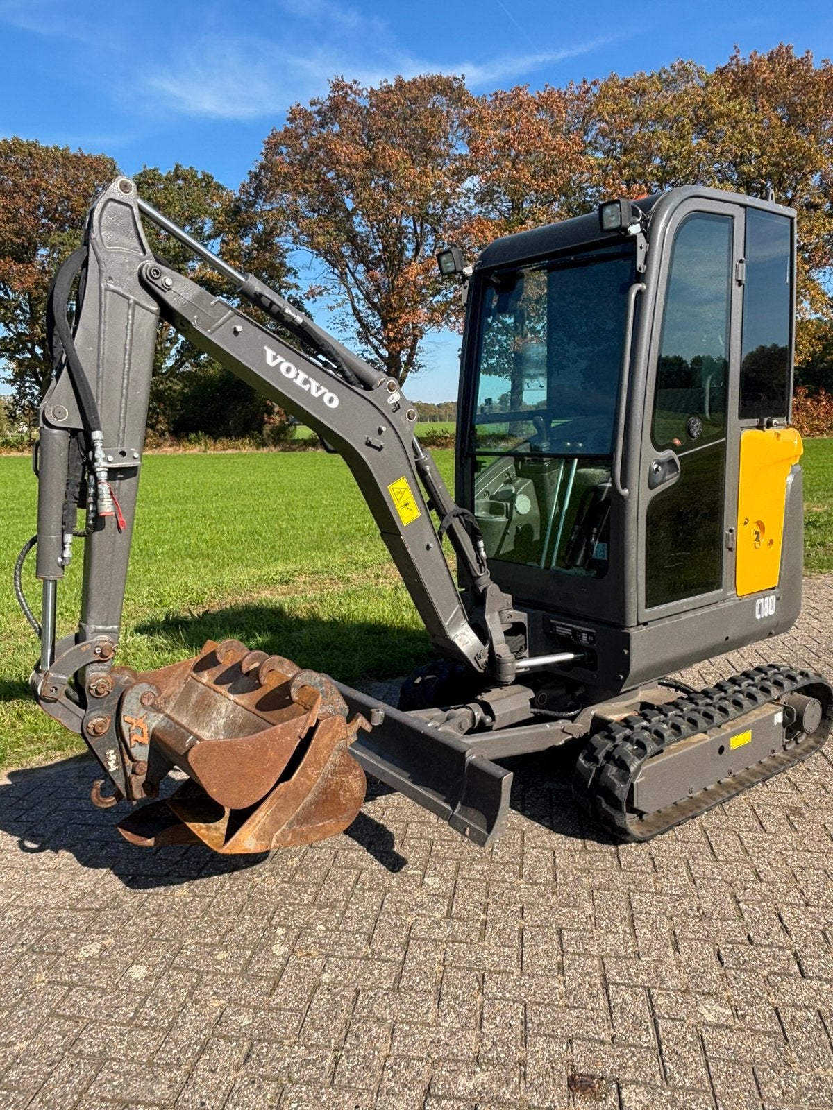 Volvo EC18D mini kraan mini graver, Ophalen, Graafmachine