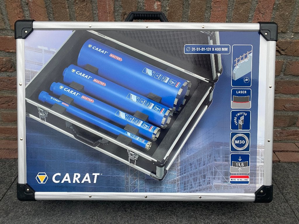 Diamantboor Carat set á 4 stuks Laser gelaste Master Beton, Carat Nederland bv, Nieuw, Info@variatrade.nl, Breda