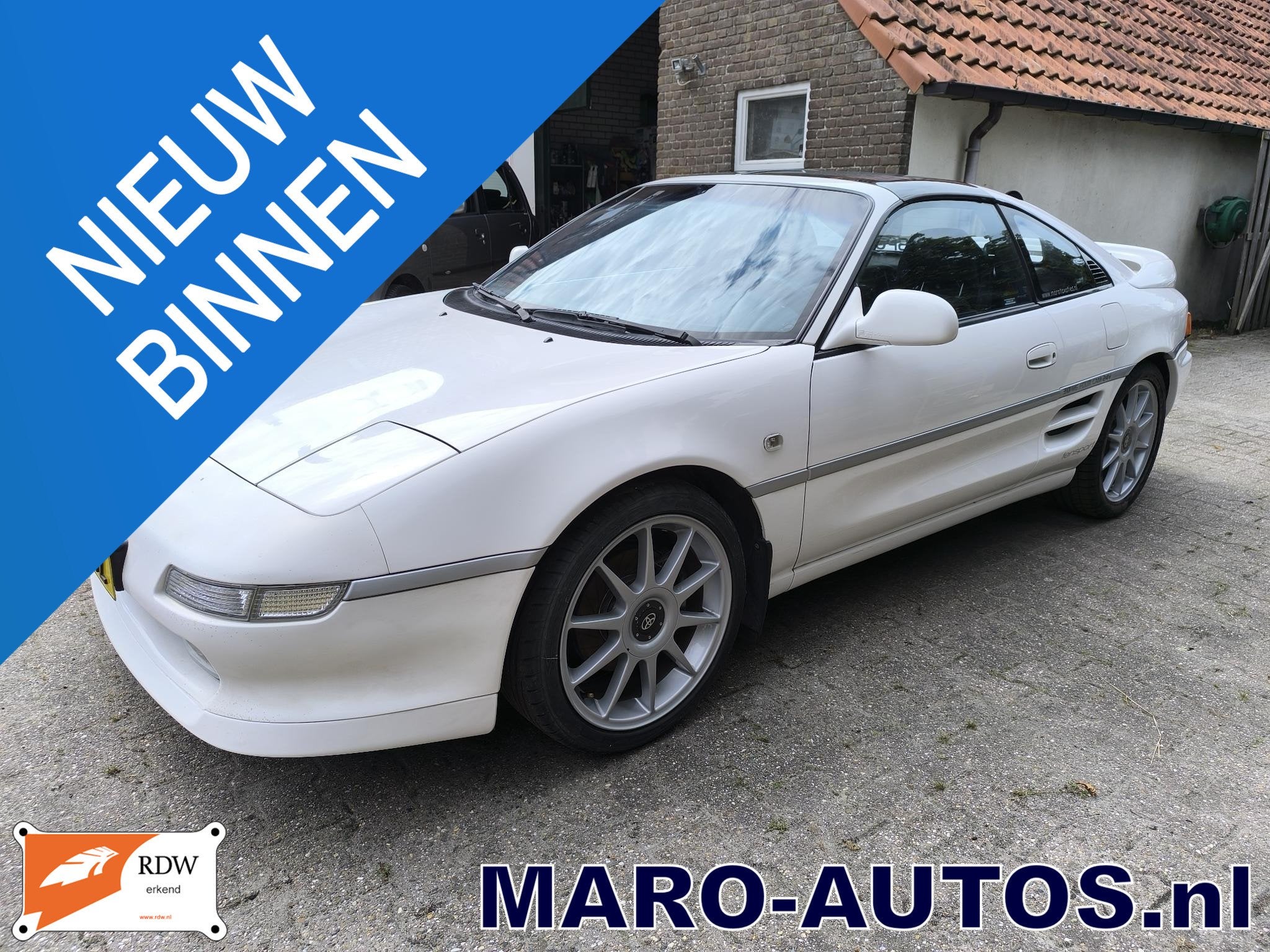 Toyota MR2 3.0 V6 GT-i 24V T-Bar PROJECT | Origineel Nederla, Auto's, Gebruikt, 400 kg, Wit, Origineel Nederlands