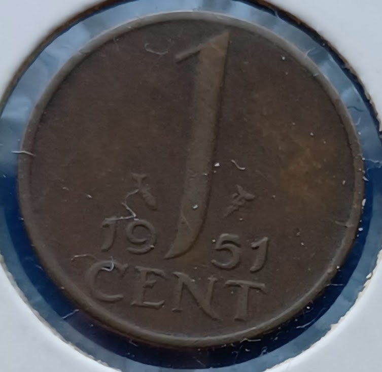 Nederland 1 cent 1950 - Juliana UNC, Postzegels en Munten, Ophalen of Verzenden, Koningin Juliana, 1 cent, Losse munt