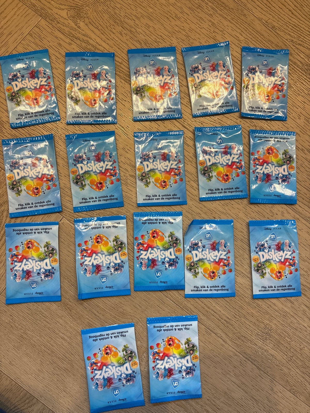 Ongeopende Diskeyz - Disney Pixar verzamelitems, Ophalen of Verzenden, Nieuw