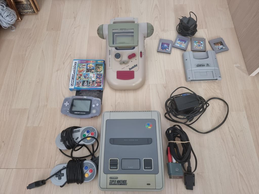 Mooie nintendo set, Ophalen, Gebruikt, Met 2 controllers
