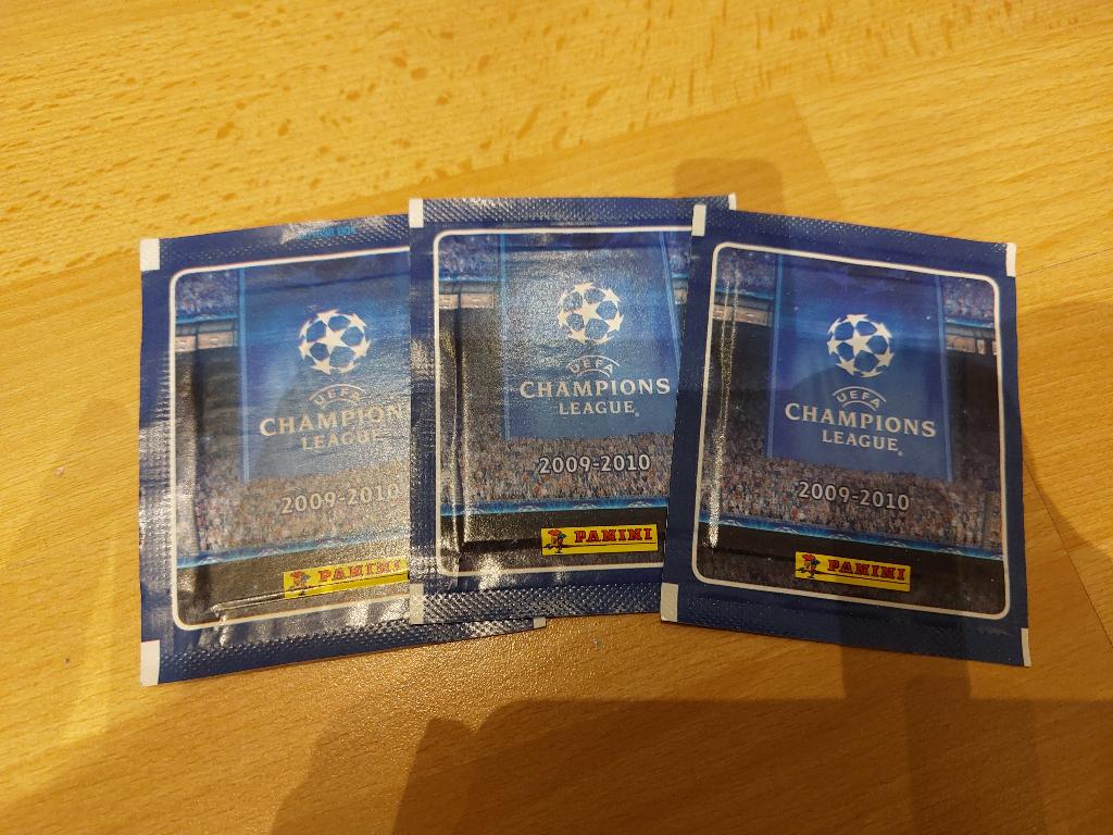 Panini Champions League 2009-2010 zakje 3x, Ophalen, Nieuw, Sport