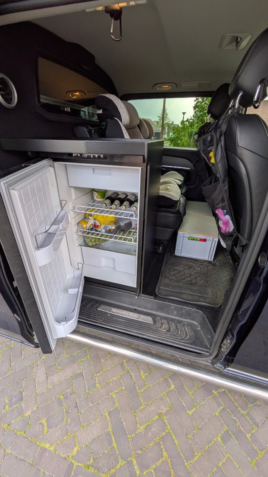 CN Comfort CR85X koelkast met ombouw voor bus/camper, Caravans en Kamperen, Camper-accessoires, Ophalen, Zo goed als nieuw