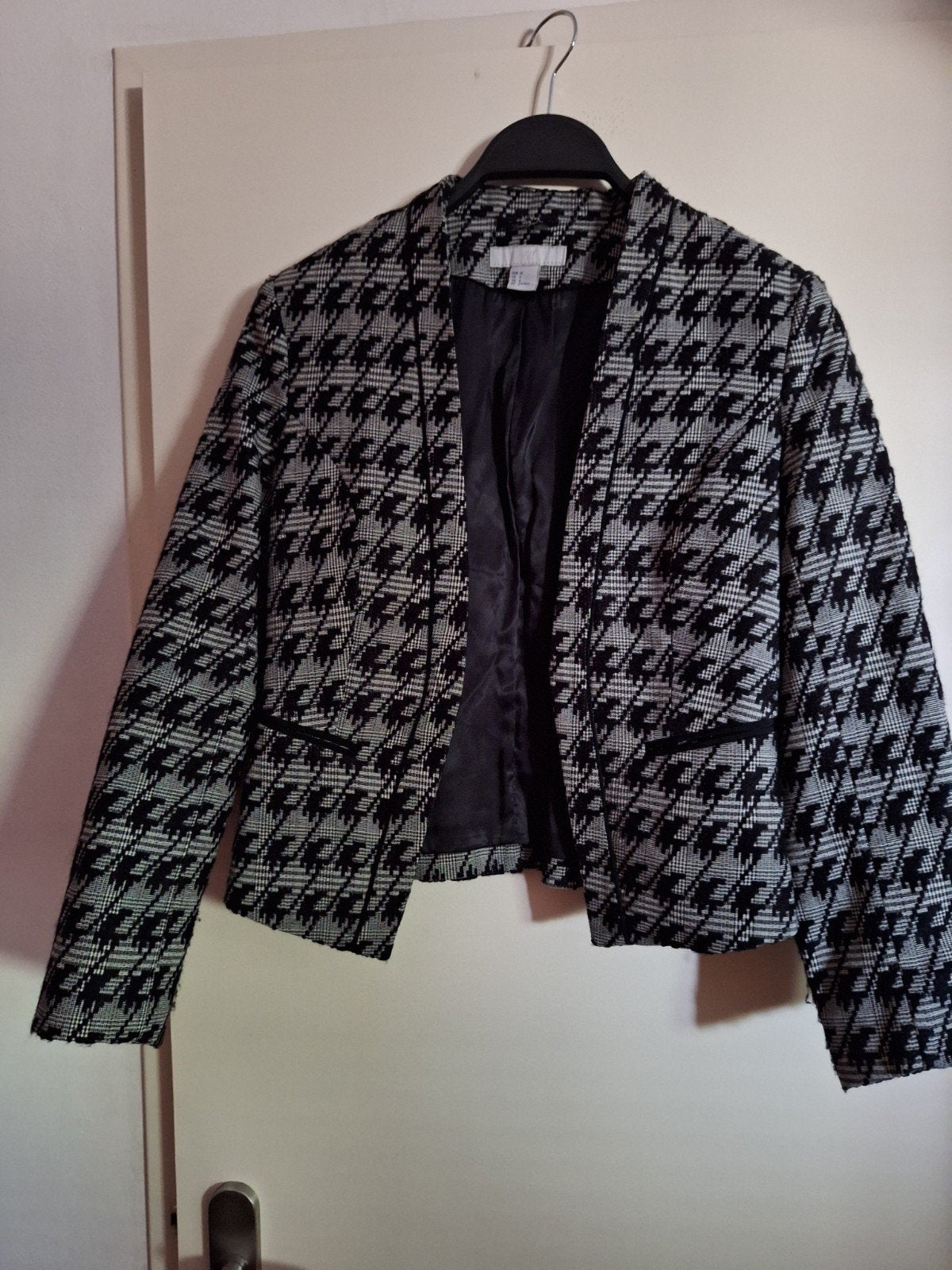 dames jasje H&m maat 34, Ophalen of Verzenden, Zo goed als nieuw, Maat 34 (XS) of kleiner, Zwart