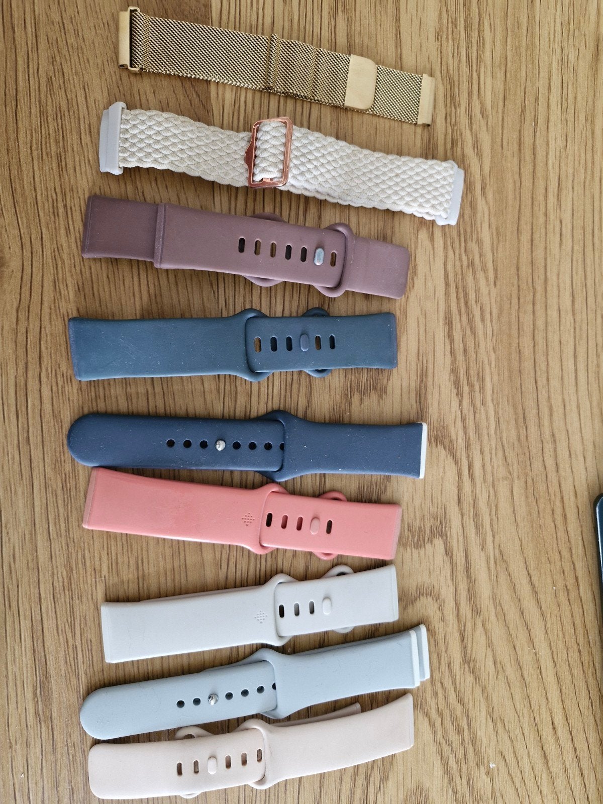 Fitbit bandjes in diverse kleuren en materialen, Gebruikt, Blauw, Ophalen of Verzenden, Fitbit