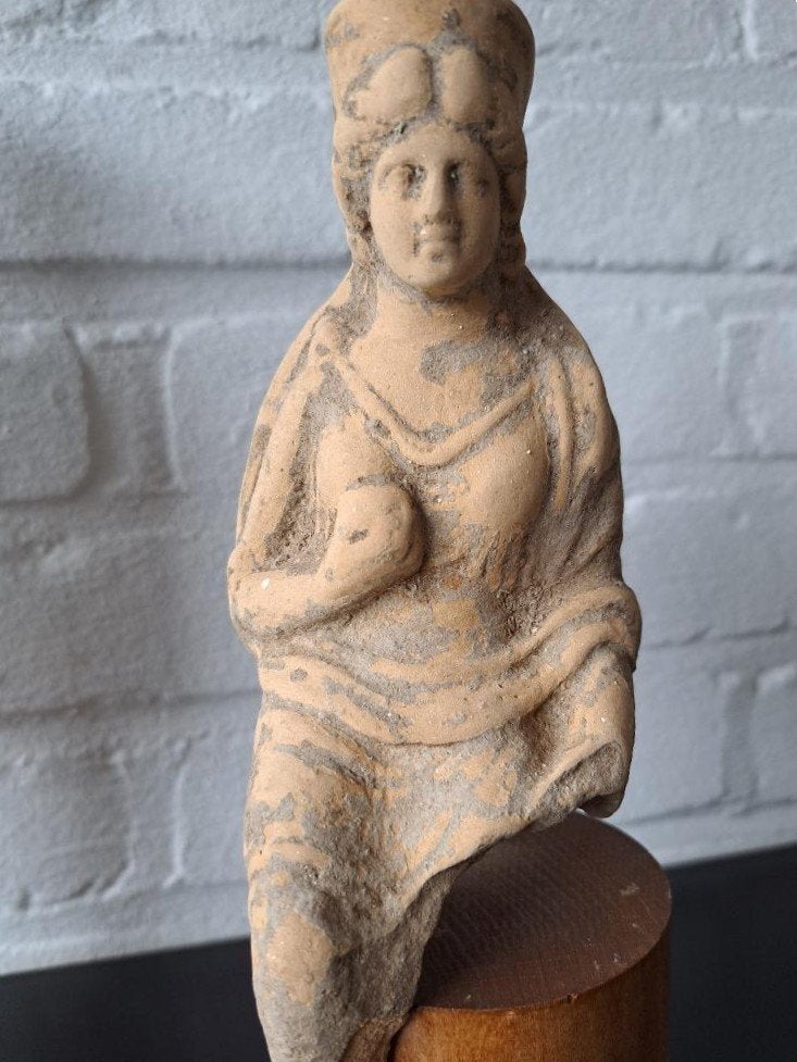 bodemvondst  grieks beeldje 3e eeuw voor christus, Antiek en Kunst, Antiek | Keramiek en Aardewerk, Ophalen of Verzenden