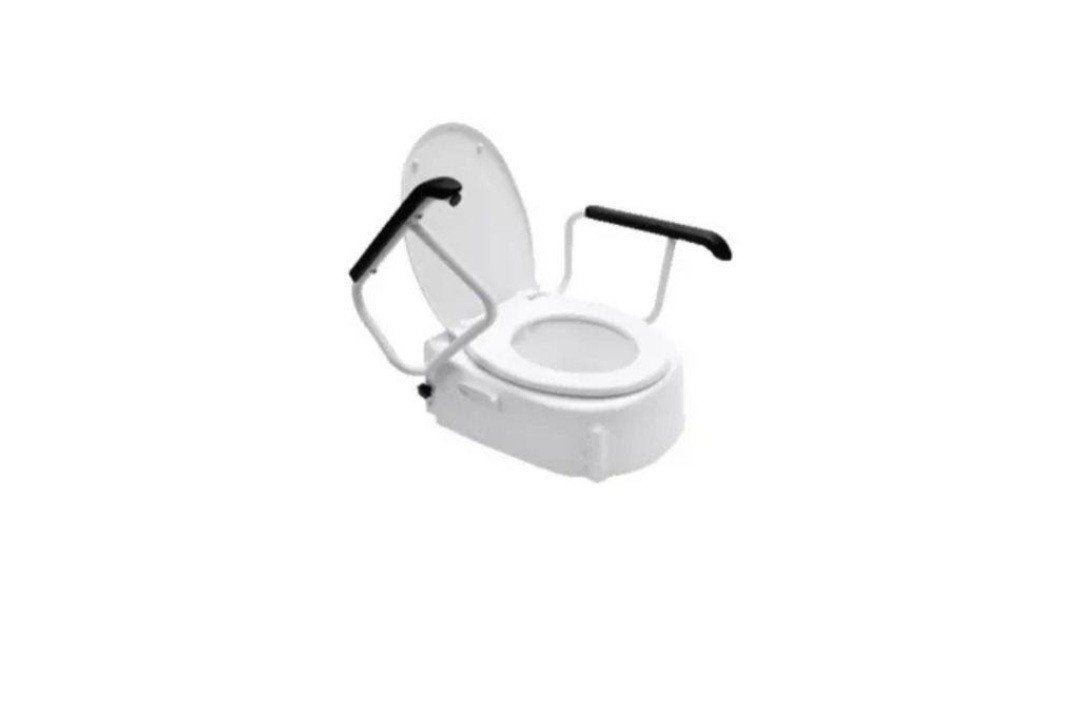 Toiletverhoger Handicare Linido met Deksel en Armleuningen, Ophalen of Verzenden, Nieuw