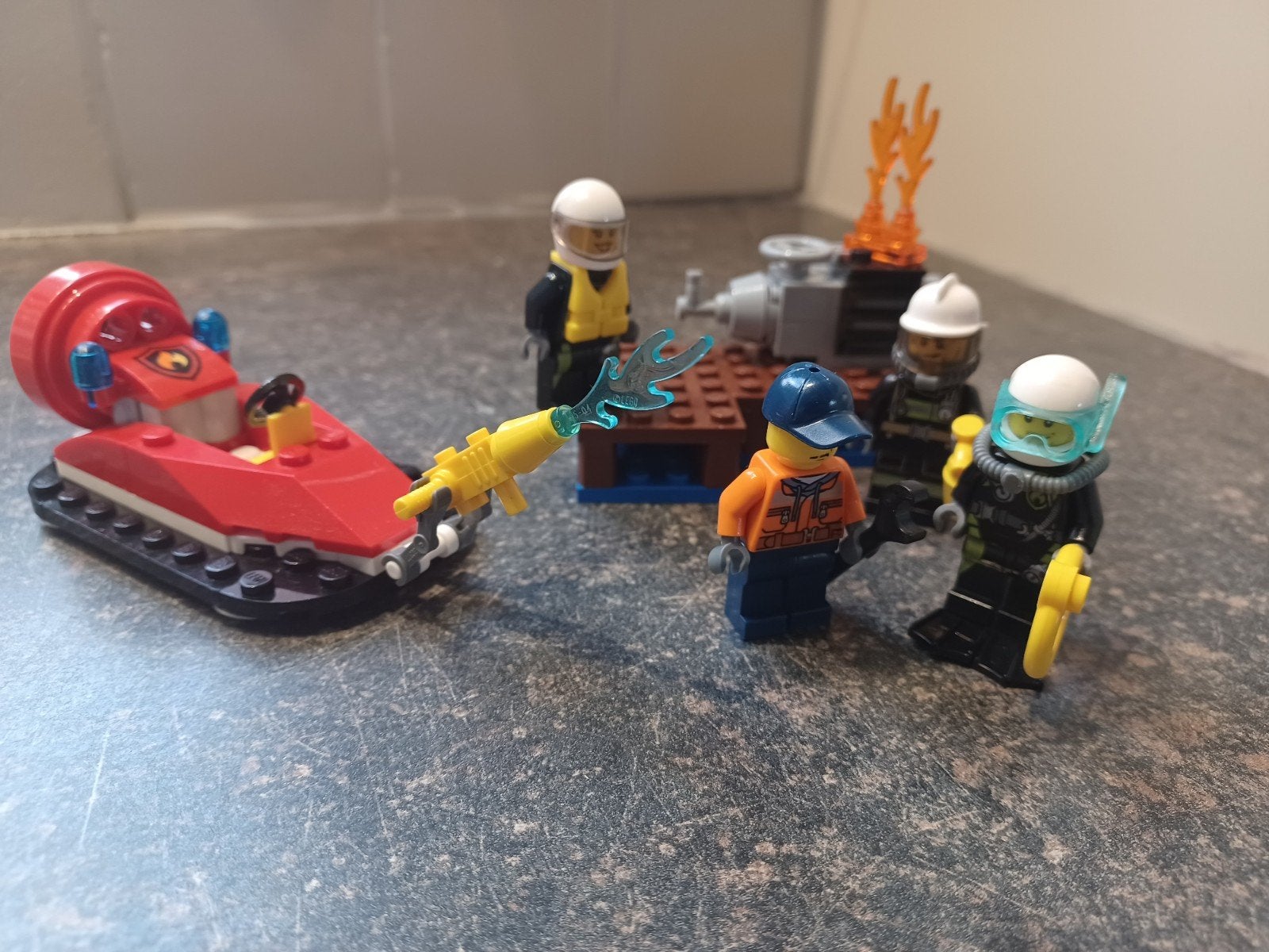 Lego city 60106 brandweer startset, Compleet, City, Lego, Ophalen of Verzenden