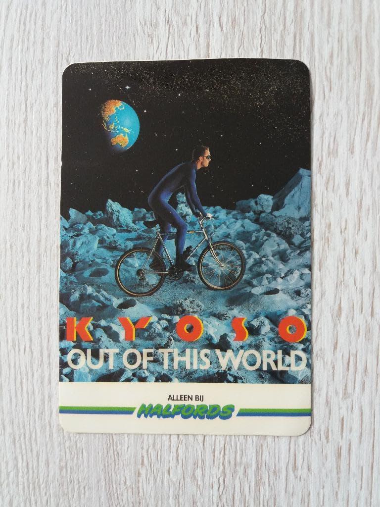 sticker KYOSO out of this world alleen bij HALFORDS, Ophalen of Verzenden, Zo goed als nieuw, Bedrijf of Vereniging