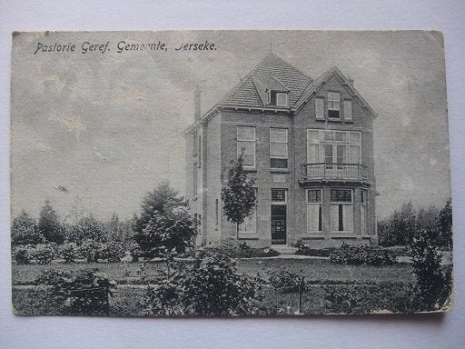 P322 Yerseke - Pastorie Geref. Gemeente - 1912, Verzenden, Voor 1920, Gelopen, Zeeland