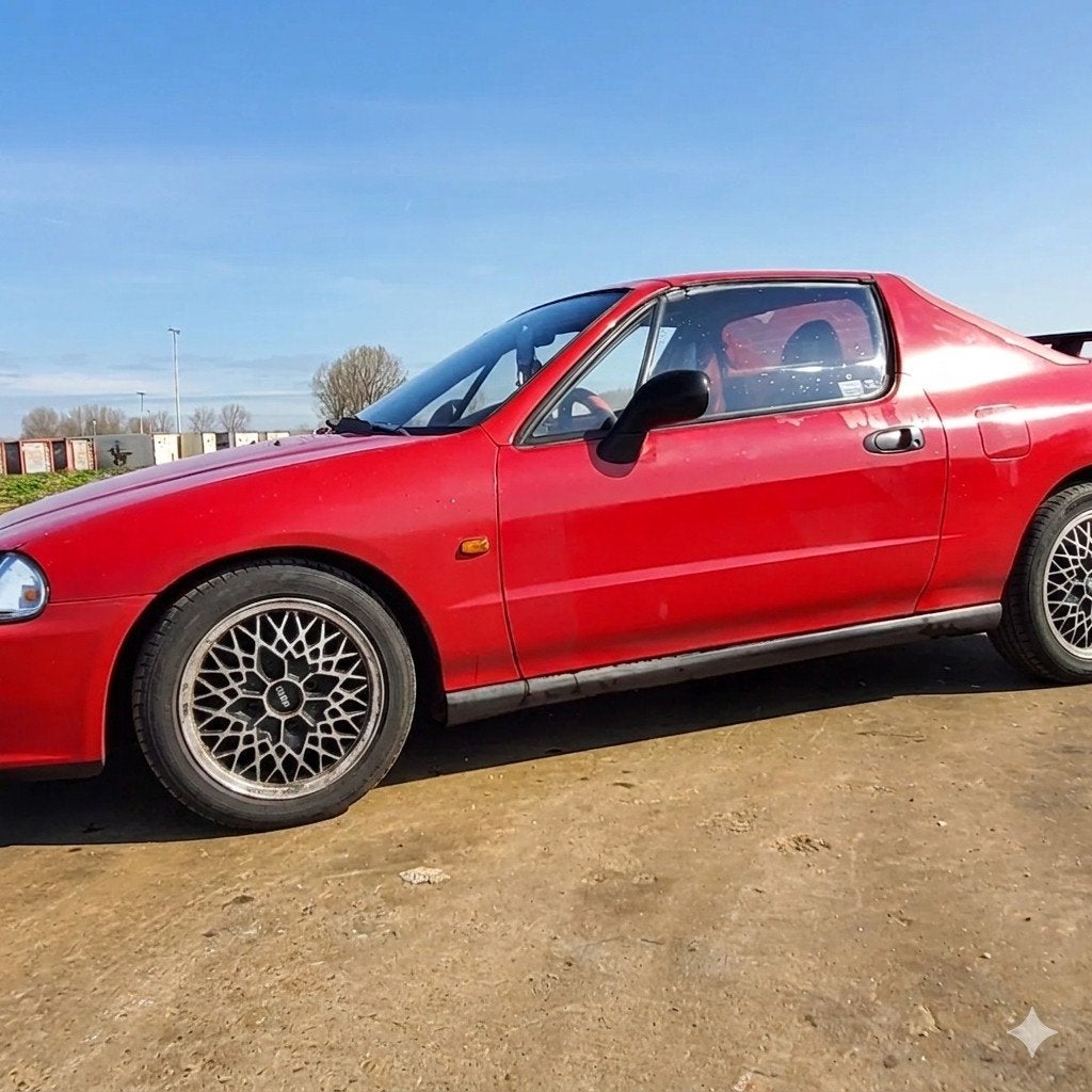 Honda CRX 1.6 Coupe ESI U9 1994 Rood, Voorwielaandrijving, 125 pk, 4 cilinders, 1590 cc
