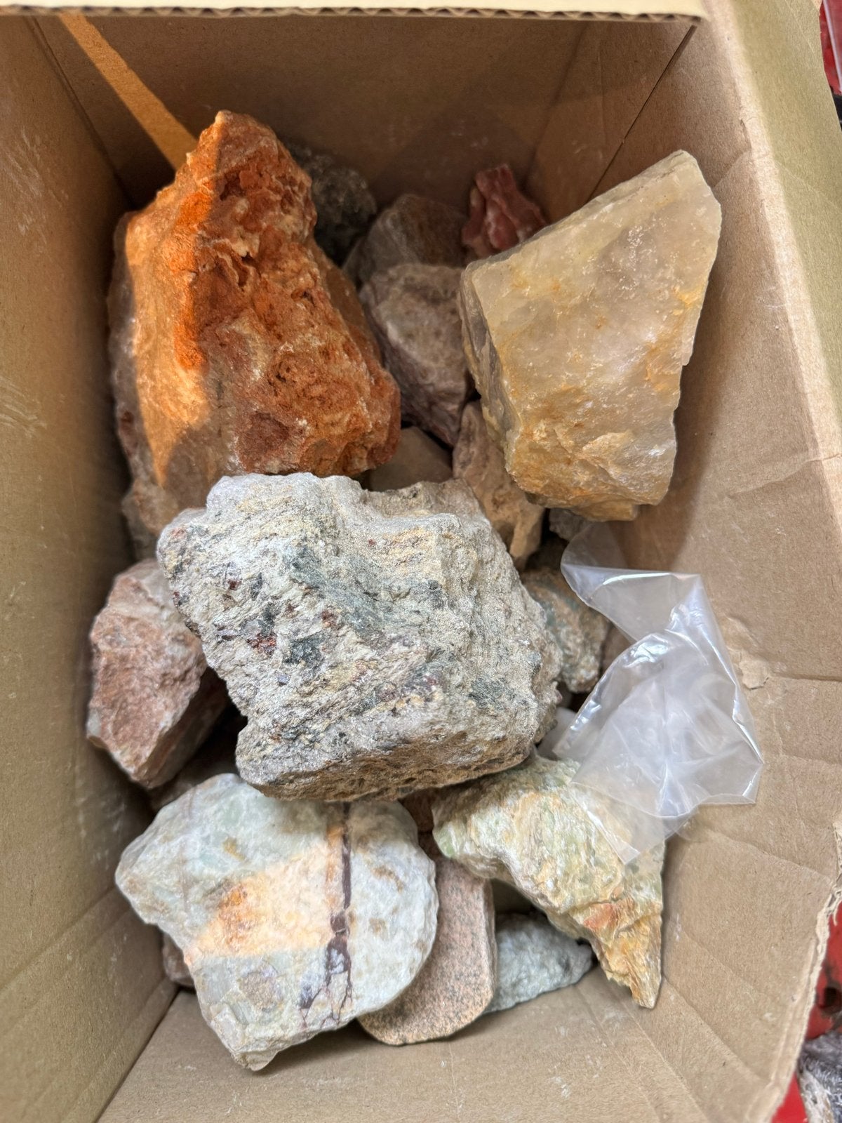 Diverse collectie mineralen en fossielen, Ophalen, Overige typen