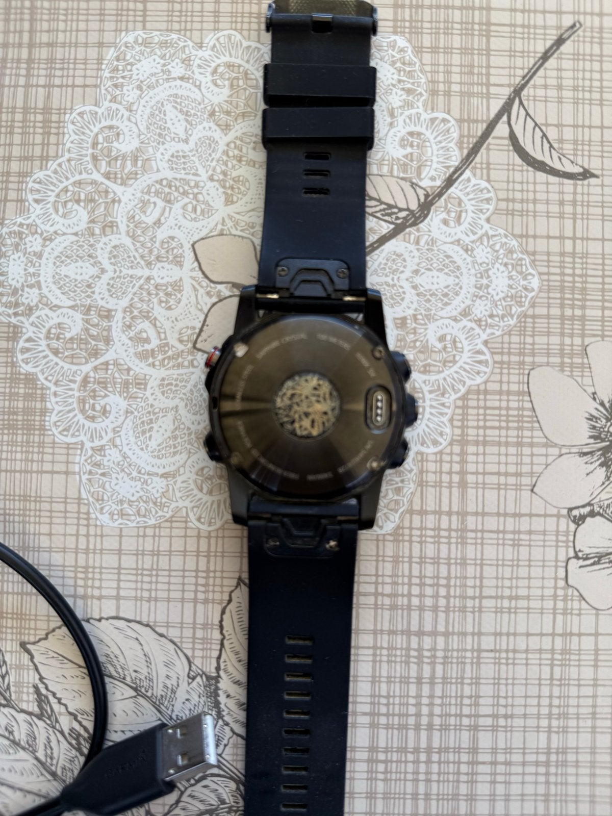 Garmin Fenix 5X - Zwart sporthorloge, Sieraden, Tassen en Uiterlijk, Zwart, Ophalen of Verzenden, Waterdicht, Android