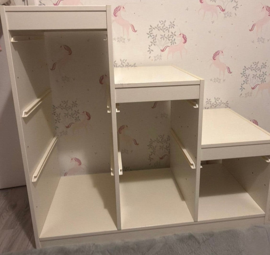 Trofast Ikea kast met grote en kleine bakken, Ophalen, Gebruikt